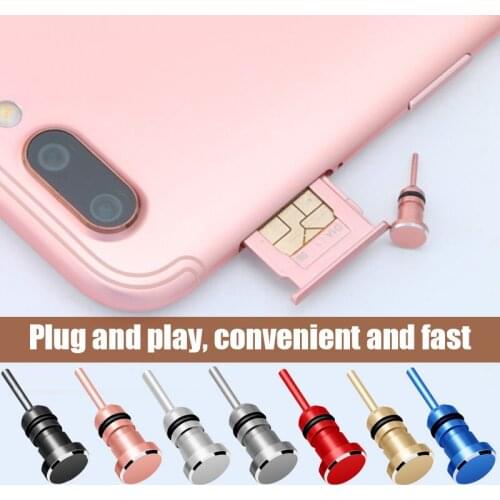 3.5mm Earphone Dust Plug Jack Interface Antidust Mobile Phone Card Retrieve Card Pin GK99