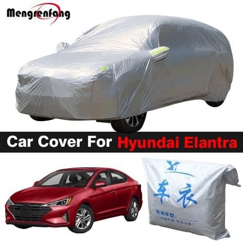 Full Car Cover Auto Outdoor Anti-UV Sun Shade Snow Rain Ice Dust Resistant Cover For Hyundai Elantra Avante Lantra i30 i35