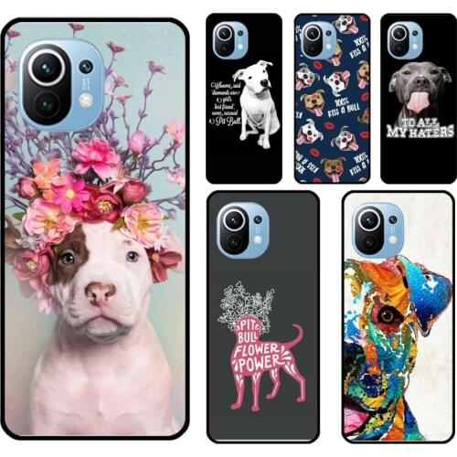 Pit Bull Lovely Pet Dog Pitbull For Xiaomi Mi 11 Lite 9 10 10T Pro Mi 11 Ultra Phone Case For POCO F3 F2 M3 X3 Pro Cover
