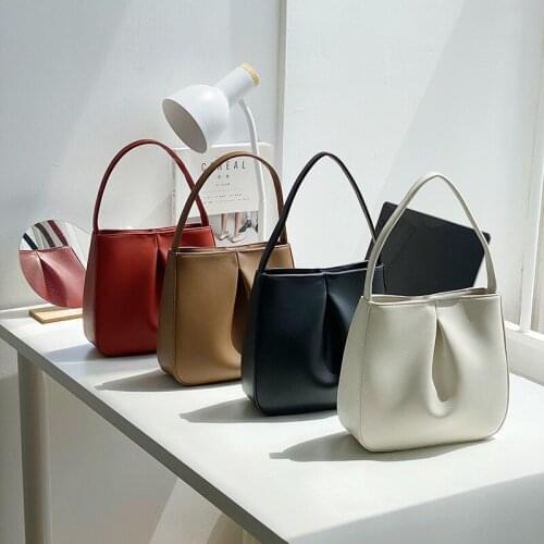 Ladies Handbags Korean New Fashion Small Square PU Leather Retro Bag
