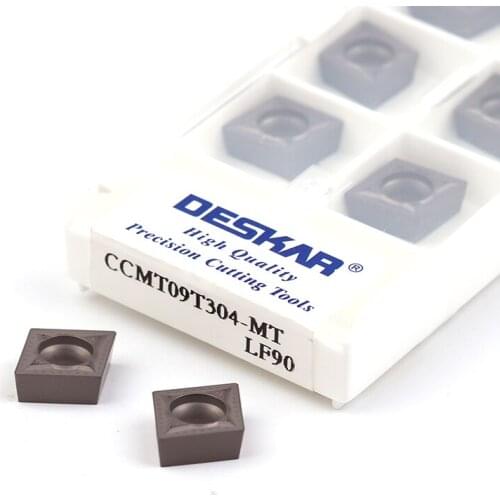 CCMT09T304-MT LF90 CCMT09T308 CNC Lathe Turning Tools Metal Ceramics Carbide Insert Machining Cut High Finish Quality Assurance