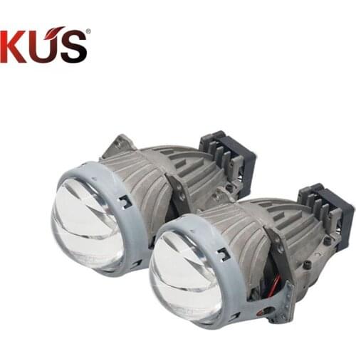 28W 3.0inch Bi LED projector lens double chip car heallight retrofit unniversal LED headlamp high beam low beam xenon modify