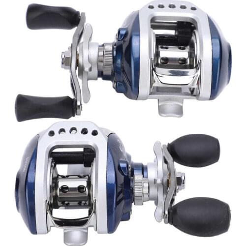 LV100 Baitcasting Reel Metal Fishing Wheel 6.3:1 Speed Ratio 10+1BB Magnetic Force Brake Fishing Reel Spining/Casting Reel