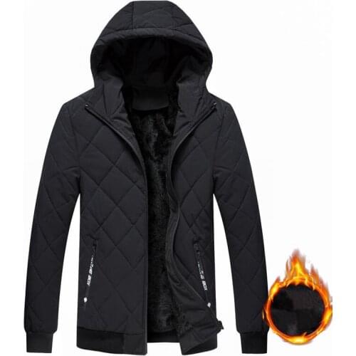 2020 New Mens Winter Jacket Fleece Thick Add Wool Casual Jacket Coat Liner Mens Jackets Brand Jeans Coats Male Clothing