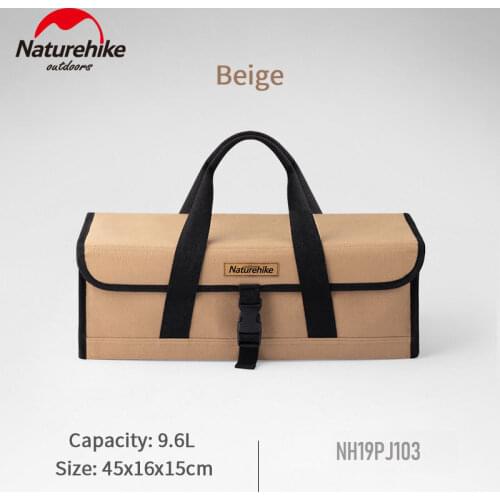 Naturehike Outdoor 9.6L Travel Storage Bag Large Capacity Portable Tent Accessories Bag Travel Equipment Box Picnic Sundry Tool
