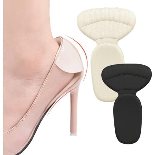 Invisible Heel Sticker Cushion Anti-pain Thickening Sponge High-elasticity Non-slip Anti-wear High Heel Shoe Pad Adjustment Size