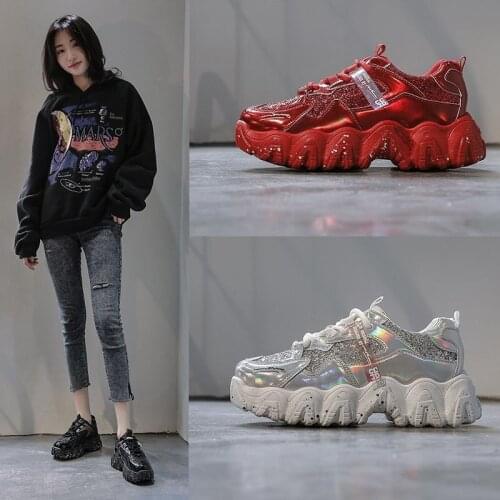 2021 New Women Casual Shoes Fashion Women Sneakers Flat Shoes Lace Up Comfortable Platform Sneakers Female Vulcanized Shoes Hot