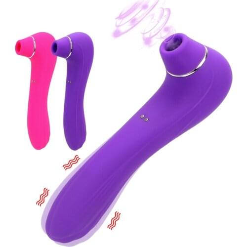 VATINE Clitoral Stimulator Silicone Nipple Sucking 10 Speeds Tongue Vibrating Sex Toys for Women Sucker Vibrator Oral Licking