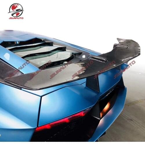 Carbon Fiber Rear Spoiler For Lamborghini Aventador LP700 LP720 SV Style Carbon Rear Wing Auto Accessories