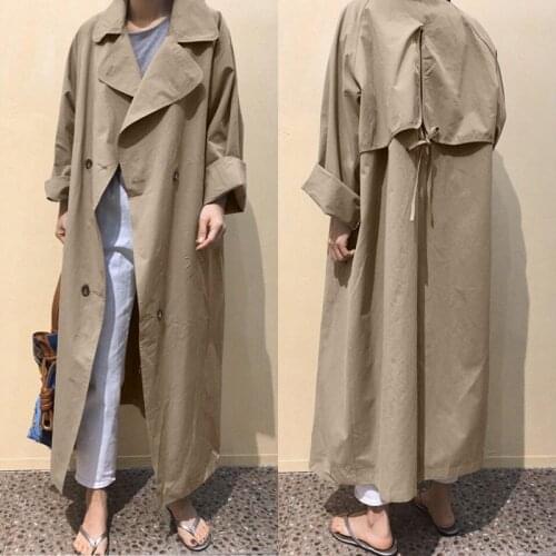 ZANZEA Women's Double Breasted Trench Coats