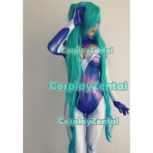 DJ Sona Cosplay Costume High Quality 3D Print Spandex Zentai Bodysuit DJ Sona Halloween Costumes for Woman Just Jumpsuit