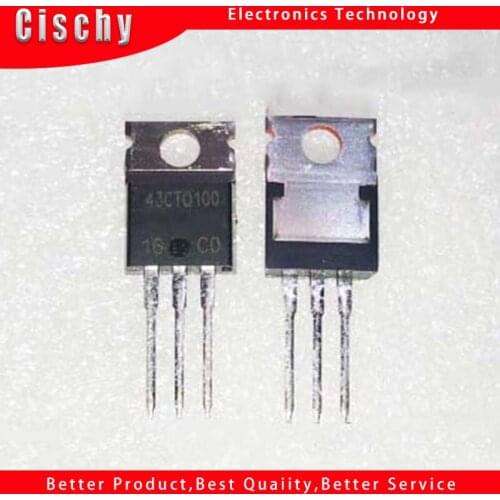 10pcs/lot 43CTQ100 TO-220 100V 43A In Stock