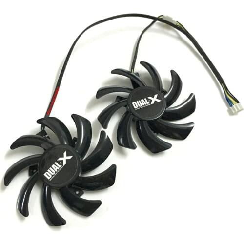 2pcs/lot FDC10H12S9-C 85mm Sapphire HD6850 HD6970 HD7870 2G HD7950 HD7970 Graphics Cooler VGA Card cooling fan