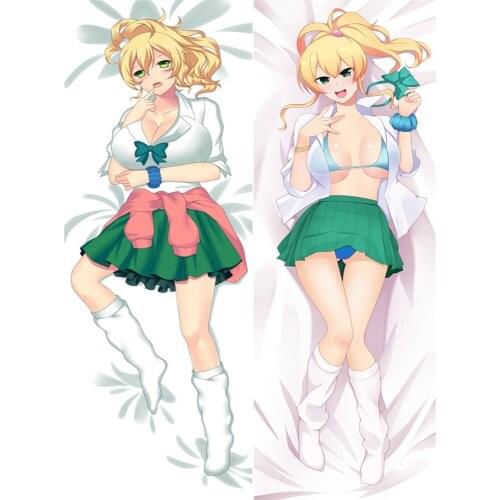 2018-August Anime My First Girlfriend Is a Gal Yukana Yame Hugging Body Pillow Cover Case Dakimakura Decorative Pillow Case