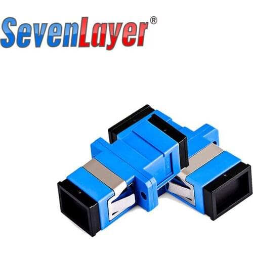 SC-SC flange Fiber Coupler APC Fiber Optic Adapter UPC Optical Simplex Mode SC-SC Fiber Flange PC Connector ftth