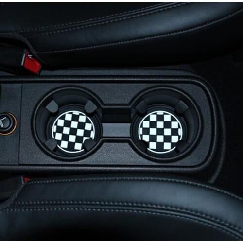 Car Anti-skid Water Cup Pad Automobile Door Trough Water Pad Water Cushion Interior Silicone Mini Cup For BMW Cooper Car Co A3J3
