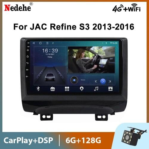 Quad Core 2 din android 10.0 Car Radio for JAC Refine S3 2013-2016 Autoradio 2DIN Car Multimedia Player Stereo Audio 2G 32G
