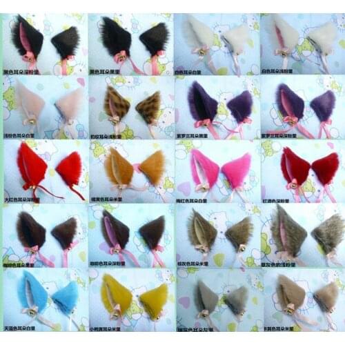 Headwear Anime Japanese cosplay Cat ears cartoon Halloween Masquerade cute cartoon cost Fox Leopard Tiger Monkey ears and Bell