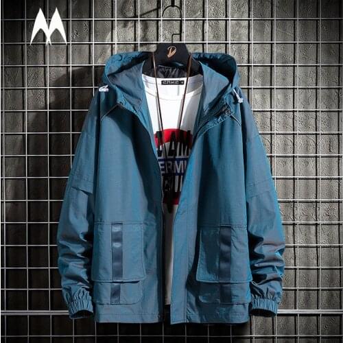 Fashion Brand Men Print Jacket Spring Autumn New Casual Coat High Street Hooded Jackets Mens Trendy Hip Hop Outwear Streetwear