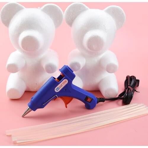 Teddy Bear of Roses Valentines Day Present Diy Handmade Scrapbooking Wedding Bridal Accessories Clearance Foam Mould Wholesale