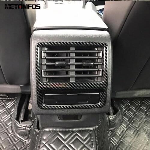 For Volkswagen Golf MK8 Pro R 2021 2022 Armrest Box Rear Air Vent Outlet Cover Trim Sticker Interior Accessories Car Styling