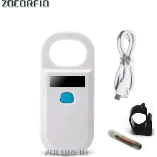 125-134.2KHz Handheld pet chip scanner FDX-B EMID mini Light portable USB animal dog cat microchip Reader for vet pigeon ring