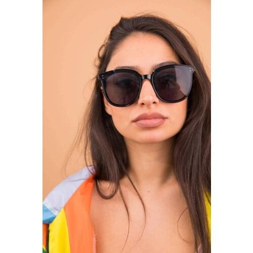 Vintage Oversize Oval Patricia Black Sunglasses 2021 New Season Different Model Fashion Trend Ladies High Quality Sunglasses