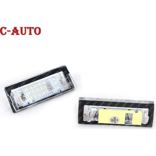 2Pcs Car white LED Car Rear License Plate light Number Plate Lamp For BMW E39 5D 520i 525i 530i 535i WAGON 1996 1997 1998-2002