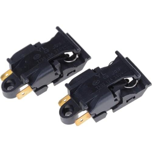 2PCS Thermostat Switch 20 degree T125 250V 13A Switches Steam Electric Kettle Parts 45x20mm