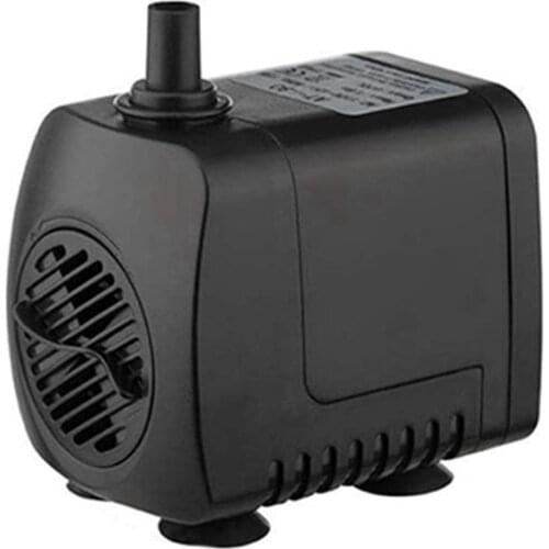 220V 15W 800L/H Water Submersible Pump Fountain Air Fish Tank Water Pumps Ultra-Quiet Pond Aquarium Water Circulation Pump Black