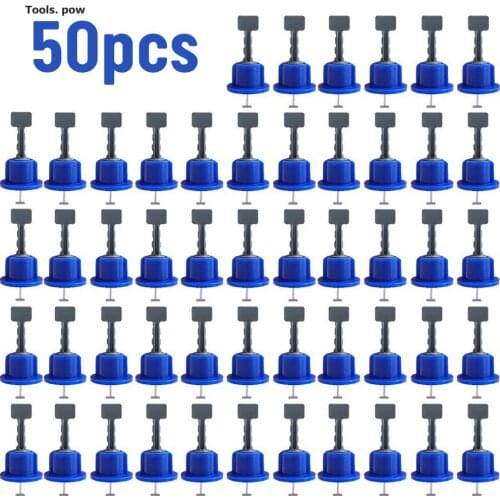 50Pcs/Pack Tile Leveler Can Replace The Steel Needle Leveler, Tile Clamp, Bricklayer Positioning Mason Auxiliary Tool for Build