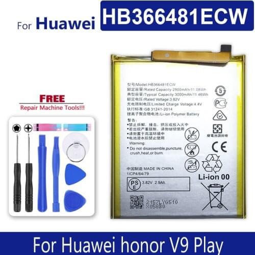 HB366481ECW Phone Battery For Huawei Honor V9 Play / HonorV9 Play Honor V9play Bateria
