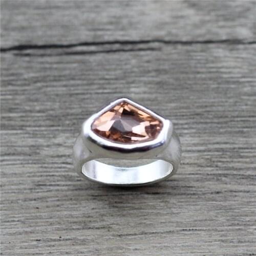 Anslow Top Quality Brand Fashion Jewelry Bijoux Vintage Irregular Crystal Party Wedding Engagement Ring Free Shipping LOW0064AR