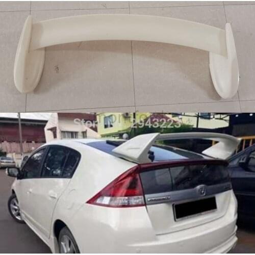 Car Styling For Honda Insight Spoiler Exterior ABS Plastic Material Unpainted Color Rear Boot Trunk Wing Lip Spoiler