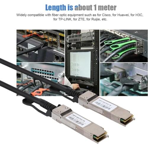 Internet Cafe Computer Room Photoelectric QSFP+ Copper Cable High-speed Cable Server Data Cable Compatible with H3C 1-7 Meters