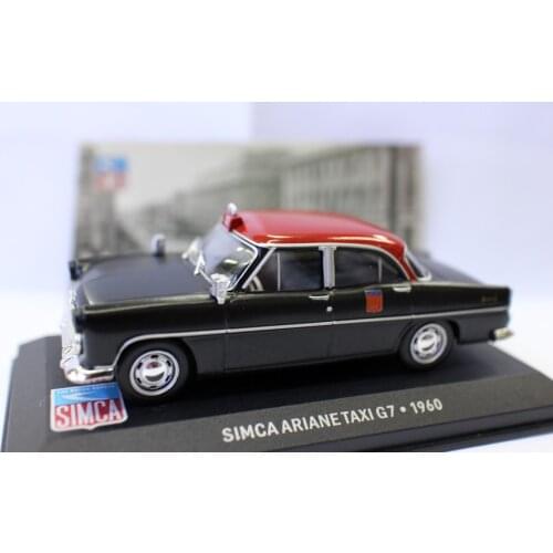 IXO 1:43 Scale Simca Ariane Taxi G7 1960 Diecast alloy toys cars model for collection gift