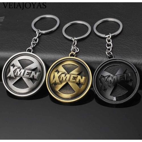 Hot Movie Movie Super Hero X-men Alloy Pendant Keychains Women Men Charm Car Key Rings Jewelry Accessories llaveros sleutelhang