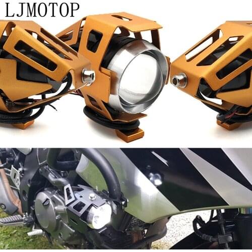 Motorcycle 12V LED Headlights Auxiliary Lamp U5 Spotlight Motorbike For Suzuki Bandit 650S GSF 650 1250 1200 BANDIT GSX 1250