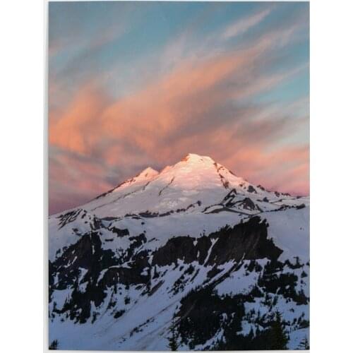 Wall Art Baker Mountain Canvas Painting HD Prints Sunset Pictures Home Decor Living Room Modular Natural Scenery Poster No Frame