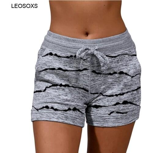 2021 New Womens Quick-drying Shorts Yoga Pants Sports Waist Drawstring Elastic Shorts Casual Womens Clothing
