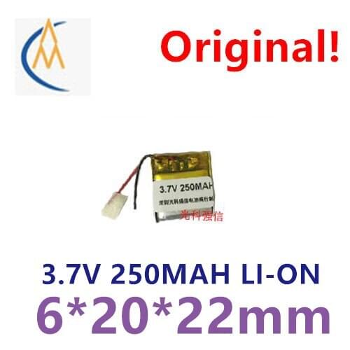 Genuine 3.7v250ma polymer lithium rechargeable battery Bluetooth MP3 speaker smart watch toys