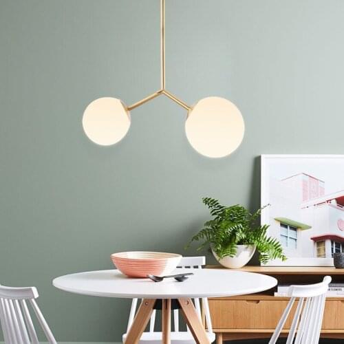 Nordic modern led light hanging lamp pendant light kitchen dining bar lumiere bedroom hanging lamp dining room light