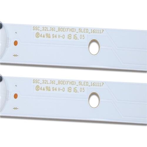 New 8 PCS/set 5LED 615mm LED backlight strip for LG 32lj610V REf289 LED ARRAY ASSY 32LJ61 SSC_32LJ61_BOE(FHD)_5LED EAV63673021