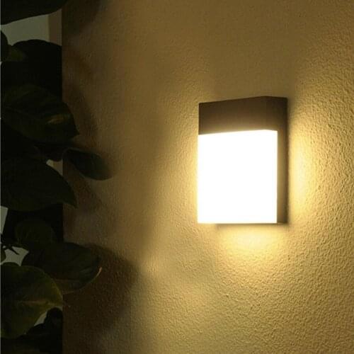 Thrisdar Outdoor Surface Mounted Wall Lamp Waterproof Garden Gate Porch Light Villa Hotel Balcony Corridor Exterior Wall Sconces