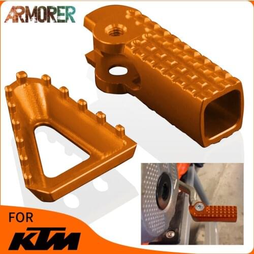 Rear Brake Pedal Plate and Shift Lever Tip For KTM SX SX-F EXC EXC-F XC XC-F XC-W 125 150 250 350 450 Motorcycle Accessories