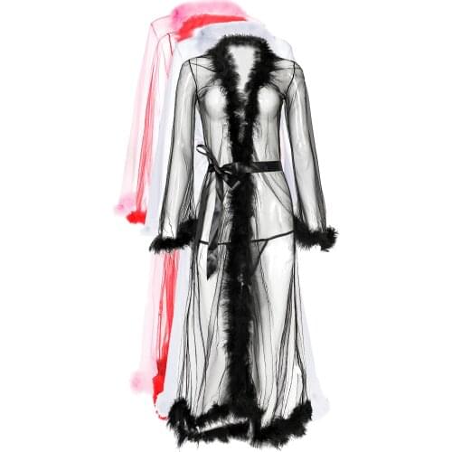 Womens Sexy Night Dress Sexy Dress Womens Sexy Underwear Pajamas Perspective Mesh Dress