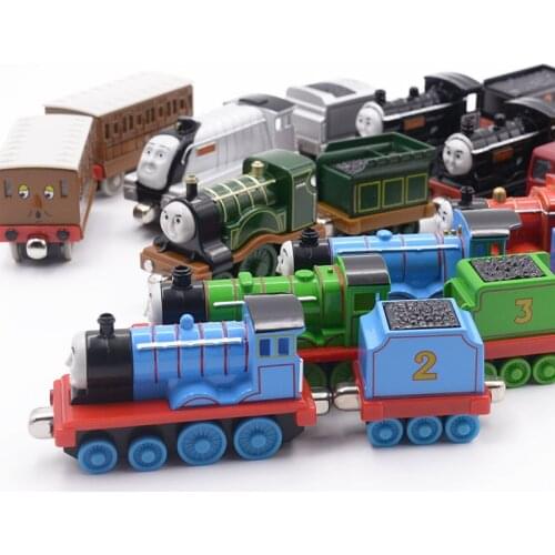 1:43 Thomas And Friends James Duke Petcy Henry Alloy Train Set Toy Magnetic Trains Carriage Model Kids Toys Christmas gifts