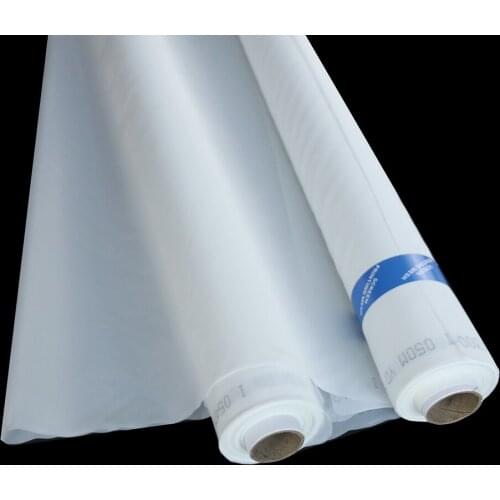 White 15 Meters 120T(305mesh) 31UM -145cm Monofilament Polyester Silk Screen Printing Mesh Fast Delievery
