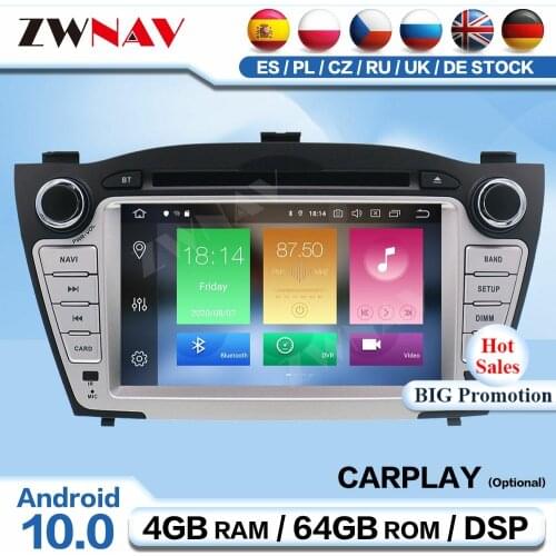Carplay 2Din Android Video Player For Hyundai Ix35 2009 2010 2011 2012 2013 Radio Receiver Audio Stereo Multimedia GPS Head Unit