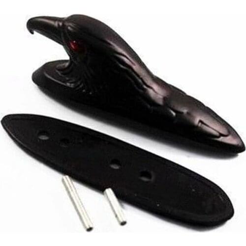 Black Eagle Head Ornament Statue For Motorbike Front Fender Car Bonnet Motor XL